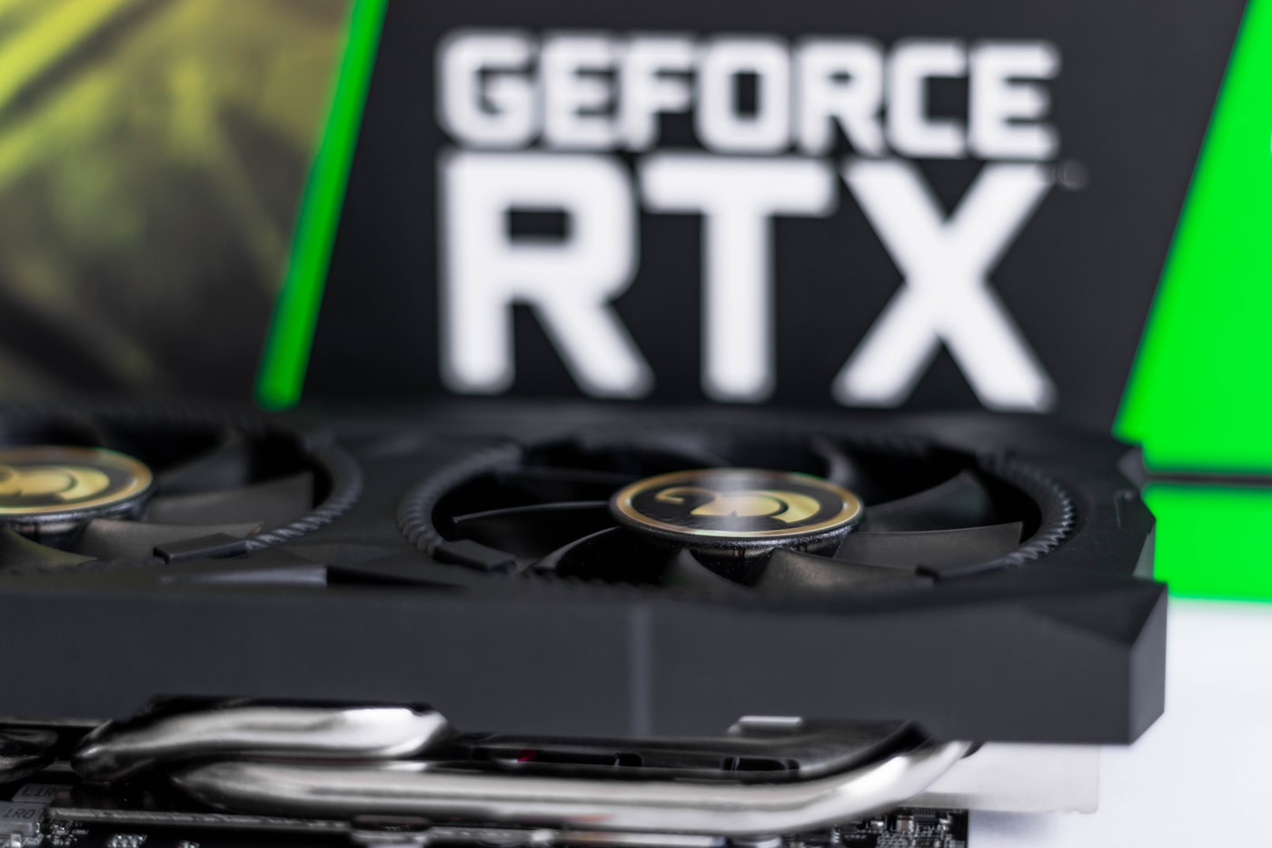 Graphics card on workbench — the single most important component